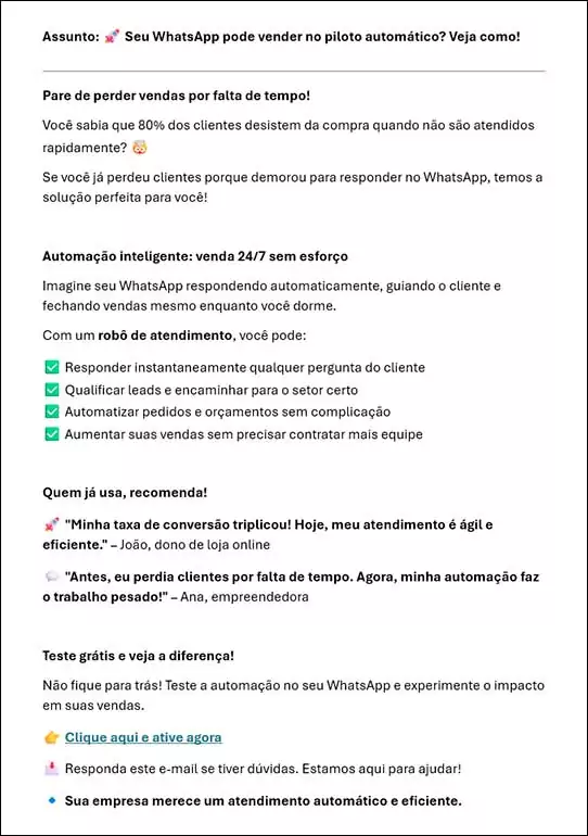 E-mail marketing